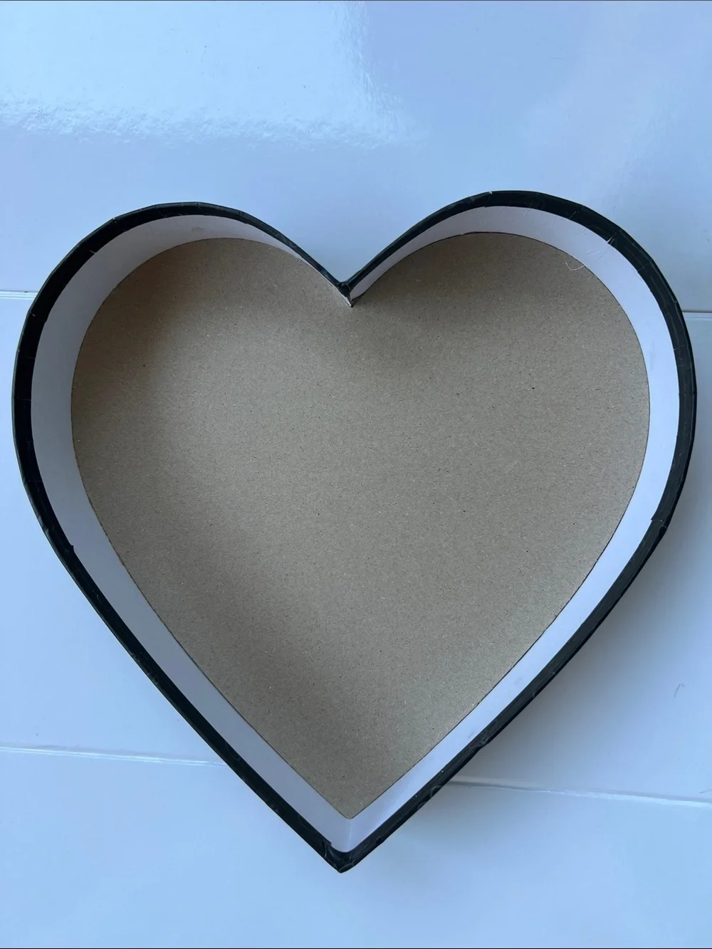 Black Heart-Shaped Storage Box - Decorative Jewelry Organizer